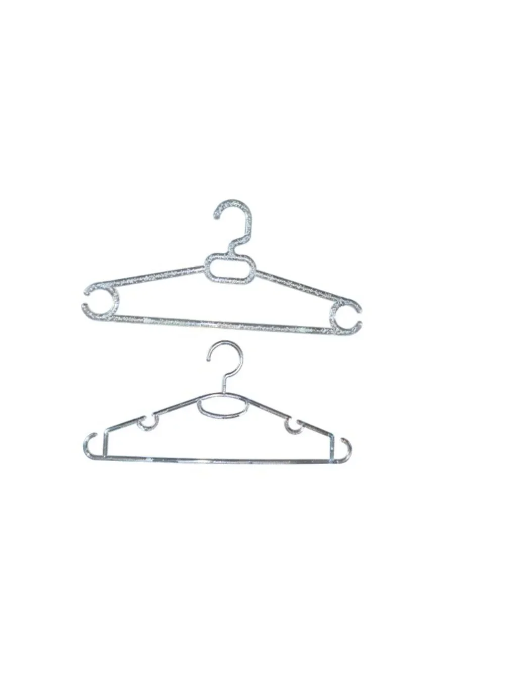 6 Pack Vintage Plastic Acrylic Hangers Funky Mod Mid Century Retro Unique